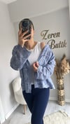 KAPÜŞONLU DOKULU BOHEM GÖMLEK