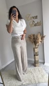 KEMERLİ PULLU PANTOLON