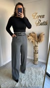 KEMERLİ YÜKSEK BEL PANTOLON