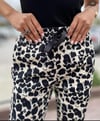 LEOPAR DENIM PANTOLON