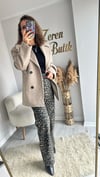 LEOPAR DENİM PANTOLON
