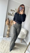LEOPAR DENİM PANTOLON