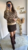 LEOPAR TRİKO KAZAK