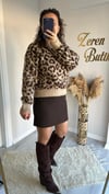 LEOPAR TRİKO KAZAK