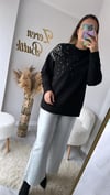 OMUZU TAŞLI SWEAT