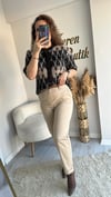 ÖRGÜ KEMERLİ CHİNO PANTOLON