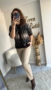 ÖRGÜ KEMERLİ CHİNO PANTOLON