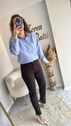 YAKASI İNCİLİ GÖMLEK