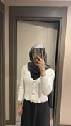 Angora Hırka Kürk Beyaz