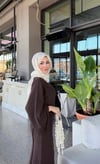 KAHVE HAVLU ELBİSE