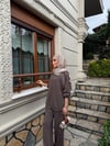 Oys Taşlı Takım Kahve