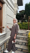 Oys Taşlı Takım Kahve