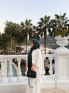 Pelerin Elbise | Beyaz