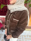 Tasarım Angora Hırka | Kahverengi