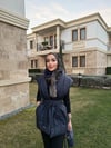 Triko detay şişme yelek laci 