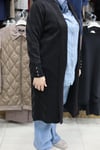 ara boy simli çizgili model hırka