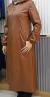 DERİ FERMUARLI