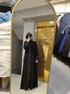 KADEEM MARKA DUBAİ İPEĞİ KUMAŞ ÇİZGİLİ FERACE