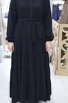 KAT KAT MODELLİ FERMUARLI YENİ SEZON FERACE