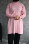 triko tunik mavi