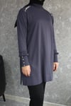 triko tunik mavi
