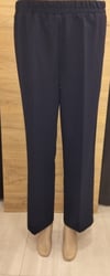 Yeni  Sezon Janset Beli Lastikli Düz Paça  Kumaş Pantalon