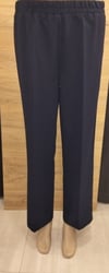 Yeni  Sezon Janset Beli Lastikli Düz Paça  Kumaş Pantalon