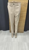 Yeni  Sezon Janset Dar Kalıp Düz Paça Kumaş Pantalon