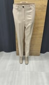 Yeni  Sezon Janset Dar Kalıp Düz Paça Kumaş Pantalon