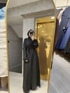 ZÜMRANUR MARKA BONCUK VE ÇİÇEKLİ KREP FERACE