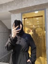 ZÜMRANUR MARKA BONCUK VE ÇİÇEKLİ KREP FERACE