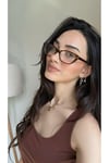 Aventino Leopar Cat Eye Küçük Çekik minik Retro Mavi Işıl Korumalı Gözlük Ekran okuma Gözlüğü