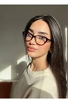 Carat Cat Eye Kahverengi Carat 46 Ekartman küçük cat eye gözlük popüler Gözlük