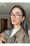 Carat Cat Eye Leopar Desenli 46 Ekartman Popüler Model | Küçük Boy Cat Eye Optik uyumlu Gözlük |