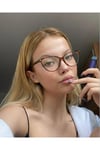 Catte Cat eye T aksesuar mavi ışık korumalı gözlük 51 Ekartman Cam değişimine uygun