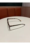 Cleopatra Leopar Desenli Cat eye sivri Mavi Işık Korumalı Gözlük| Optik Uyumlu| ( Orta - Büyük Boy )