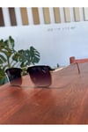 Dex Gold Metal Dikdörtgen Unisex Güneş Gözlüğü