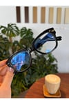 Echo Kalın Siyah CAt Eye Köşeli Trend Unisex MAvi Işık korumalı ekran okuma gözlüğü