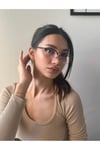 Elixir Leopar Desenli Metal Yuvarlak Mavi Işık Korumalı Gözlük Modeli Optik Cam Uyumlu
