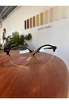 Elixir Leopar Desenli Metal Yuvarlak Mavi Işık Korumalı Gözlük Modeli Optik Cam Uyumlu