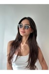 Erba Klasik Oval Köşeli Trend Model Unisex Güneş Gözlüğü Şeffaf Füme Güneş Gözlüğü 2025 Sezon