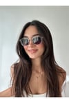 Erba Klasik Oval Köşeli Trend Model Unisex Güneş Gözlüğü Şeffaf Füme Güneş Gözlüğü 2025 Sezon
