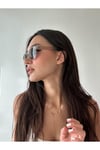 Erba Klasik Oval Köşeli Trend Model Unisex Güneş Gözlüğü Şeffaf Füme Güneş Gözlüğü 2025 Sezon