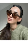Gordes Kalın Çekik 2025 Trend Unisex Kadın Erkek Güneş Gözlüğü