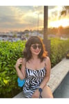 Lea Unisex Kemik Yuvarlak Güneş Gözlüğü ( Füme Cam ) Ultra Esnek Hafif