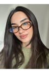 Leon Cat Eye Klasik Retro Leopar Popüler Mavi Işık Korumali Blue Block Şeffaf Gözlük _optik uyumlu_