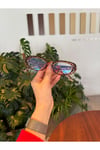 LEOPAR CAT EYE RETRO MODEL POPÜLER MAVİ IŞIK KORUMALI GÖZLÜK