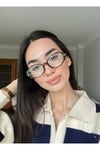 Lille Oval Elips Trend Model Mavi Işık Korumalı Gözlük 58 18 145