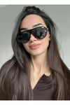 Marcus Siyah Pilot Güneş Gözlüğü Unisex Popüler Model Gözlük Damla Modeli Uv400 Korumalı Hafif