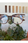 Miracle Köşeli Oval Unisex Mavi ışık korumalı 50 ekartman Optik cam takılabilen Gözlük
